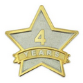 Year of Service Star Pin - 4 Year